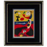 L'Ete (Summer), (Dupin 1310), 1938.Color by Joan Miró, lithograph and pochoir on wove paper, one of 2000, offered Feb 2025
