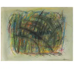 Untitled by Joan Mitchell, Pastel and pencil on paper, offered Feb 2025