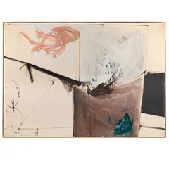#1 by Hassel Smith, 1960, Oil on canvas, offered Feb 2025