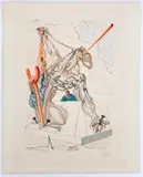 Salvador Dali's Divine Comedy by Salvador Dalí, lithograph, offered Feb 2024