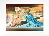 Signed lower right in pencil, HC marked lower left in by Salvador Dalí, pencil. Unframed. Approx. 21.5 in. H x 29.5 in. W, offered Jun 2023