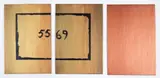 Untitled by Imants Tillers, Acrylic three canvas boards, offered Dec 2024