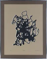 Sancho by Mildred Deinstag, 1970, Serigraph, offered Dec 2024