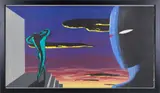 Nice Sky by Jedd Garet, 1982, lithograph. Published by Circus, offered Dec 2024
