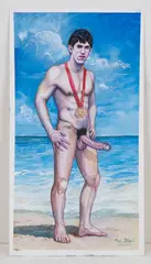 Untitled by Marc DeBauch, 2009, Gouache on paper, offered Oct 2024