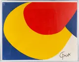 Convection (from the Flying Colors suite) by Alexander Calder, 1974, lithograph, offered Oct 2024