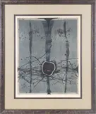 Abstract expressionist by Tetsuo Araki, aquatint, offered Oct 2024