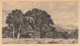 Clouds Over Manchester by Luigi Lucioni, 1941, Etching, offered Oct 2024
