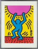 United Nations: International Youth Year by Keith Haring, Lithograph, offered Oct 2024