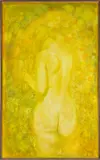 Yellow Nude by Henry Bahm, Oil on canvas, offered Oct 2024