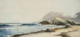 Shoreline Seascape.' by Alfred Thompson Bricher, 1899, Watercolor and gouache on paper, offered Oct 2024