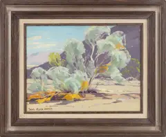 Desert Witchery by Sam Hyde Harris, Oil on board, offered Oct 2024