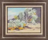 Desert Witchery by Sam Hyde Harris, Oil on board, offered Oct 2024