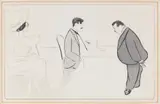 Aux Ambassadeurs by Sem, Lithograph from an album of 36 illustrated by SEM called "14 Paris" published in 1904, offered Oct 2024