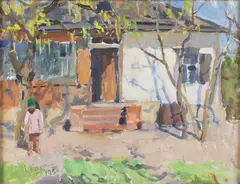 Spring by Isaac Karas, 1954, Oil on panel, offered Oct 2024