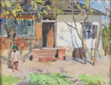 Spring by Isaac Karas, 1954, Oil on panel, offered Oct 2024