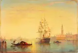 Venice by Charles Clément Calderon, Oil on panel, offered Oct 2024