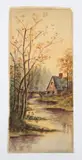Pastoral River Landscape by Walter Huber, 1936, Watercolor on paper, offered Oct 2024