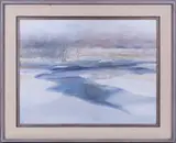 The Inlet by Lea Ehrich, Oil on board. Initialed at bottom left, offered Oct 2024