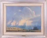 Storm Light Patagonia by Michael Stack, 1982, Oil on canvas, offered Oct 2024