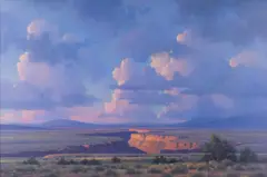 Taos Valley by Michael Stack, 1987, Oil on canvas, offered Oct 2024