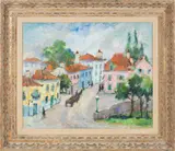 Paris by Eleanor Maurice, Oil on canvas, offered Oct 2024