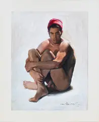 Untitled by Shozo Nagano, 2003, Oil on paper, offered Jul 2024
