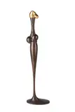 der Palmenleib (The Palm Lover) by Paul Wunderlich, 1980, bronze, sold Apr 2024