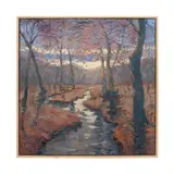 Woodland Stream by David A. Williams, oil on canvas, sold Apr 2024