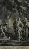 Untitled by Arnold Houbraken, engraving on paper "The Centurion's Faith", offered Jan 2019