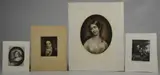 Untitled by Samuel Arlent Edwards, mezzotint portraits on paper, sold Jan 2019