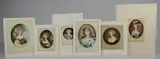 Untitled by Samuel Arlent Edwards, mezzotint portraits of women on paper, sold Jan 2019