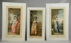Untitled by Samuel Arlent Edwards, mezzotint oblong portraits of women on paper, sold Jan 2019