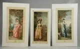 Untitled by Samuel Arlent Edwards, mezzotint oblong portraits of women on paper, sold Jan 2019