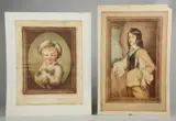 Untitled by Samuel Arlent Edwards, mezzotint portraits of young boys, sold Jan 2019