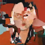 Untitled Portrait by Arlene Amalar Raviv, 1978, oil on board, sold Mar 2021
