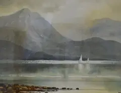 Ullswater by Keith Burtonshaw, Watercolour, sold Aug 2026