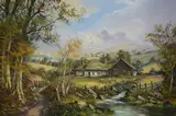 Untitled by John Corcoran, oil on canvas, sold Aug 2026
