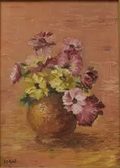 Untitled by S G Hunt, Oil on board, sold Aug 2026