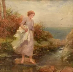 Untitled by Arthur Hopkins, watercolour, sold Aug 2026