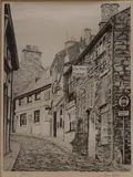 Untitled by Trevor Haines, Lithograph, a street study of Branthwaite Brow Kendal, facsimile signature and date, sold Aug 2026
