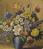 From my Garden by H Shaw, Oil on canvas, sold Aug 2026