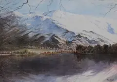 Ullswater and Place Fell by Robert Lamb, Watercolour, sold Aug 2026
