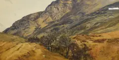 Glen Ogle, Perthsire by Colin Bent Phillip, Watercolour 'Glen Ogle, Perthsire', a Scottish mountain study, signed and dated, sold Aug 2026