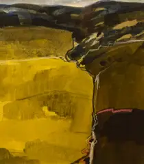 Untitled by Douglas Davies R.S.W, Mixed media on paper, sold Jul 2026