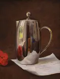Coffee Pot by Michael Fennell, Oil on canvas, sold Jun 2026