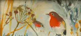 Robin in the Frost by Fiona Clucas, Mixed media, sold Jun 2026