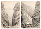 The abyssinian expedition: the middle sooroo defile in the senafe by Mason Jackson, drawing, sold May 2026