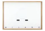 Progretta mostra milano (project exhibition milan) by Gerhard Merz, 1991, Ink and printed text on tracing paper, sold May 2026