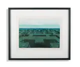 The maze by Robert Radcliffe, Etching printed in colour, heightened with touches of gouache, sold May 2026
